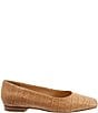Trotters Honor Croco Embossed Leather Flats - Image 2