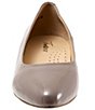 Color:Taupe Patent - Image 5 - Jewel Patent Leather Block Heel Pointed Toe Pumps