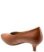 Color:Luggage - Image 3 - Kimber Leather Kitten Heel Pumps