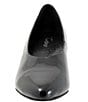 Color:Black Patent - Image 5 - Kimber Patent Leather Kitten Heel Pumps