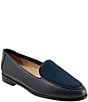 Trotters Layla Leather and Suede Loafers - Image 1