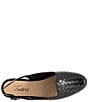 Color:Black - Image 6 - Lea Woven Leather Sling Flats