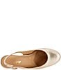 Trotters Lexi Bridal Metallic Leather Slingback Pumps - Image 6