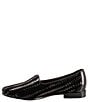 Color:Black/Black - Image 4 - Liz III Woven Leather Loafers