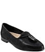 Color:Black Mini Dot - Image 1 - Liz Tassel Dotted Leather Loafers