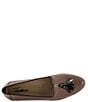Color:Dark Taupe - Image 6 - Liz Tassel Leather Loafers