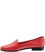 Color:Red - Image 3 - Liz Tumbled Leather Flats