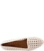 Color:Bone - Image 5 - Liz Woven Leather Loafers
