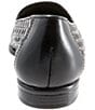 Color:Black - Image 3 - Liz Woven Leather Slip-On Loafers