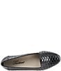 Color:Black - Image 6 - Liz Woven Leather Slip-On Loafers