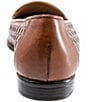 Color:Brown - Image 3 - Liz Woven Leather Slip-On Loafers