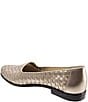 Color:Pewter - Image 3 - Liz Woven Leather Slip-On Loafers