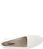 Color:White - Image 6 - Liz Woven Leather Slip-On Loafers