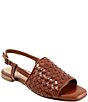 Trotters Nola Leather Woven Flat Sandals,Specials : American Fashion Style Bags On Sale