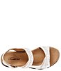 Color:White - Image 6 - Romi Woven Adjustable Sandals