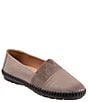 Color:Grey - Image 1 - Ruby Perforated Leather Slip-Ons