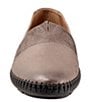 Color:Grey - Image 5 - Ruby Perforated Leather Slip-Ons