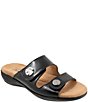 Trotters Ruthie Metallic Leather Slide Sandals - Image 1