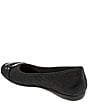 Color:Black Patent Suede - Image 3 - Sizzle Patent Suede Lizard Printed Leather Ballet Flats