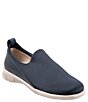 Color:Navy - Image 1 - Ultima Leather Slip-On Sneaker