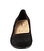 Color:Black Suede - Image 5 - Winnie Suede Wedge Pumps