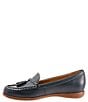Color:Navy - Image 4 - Women's Dawson Leather Tassel Loafers