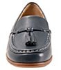 Color:Navy - Image 5 - Women's Dawson Leather Tassel Loafers
