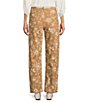 Tru Luxe Jeans Canvas Print Barrel Leg Jeans - Image 2