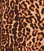 Color:Multi - Image 5 - Jersey Knit Mixed Animal Print V-Neck 3/4 Sleeve Top