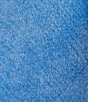 Color:Blue - Image 6 - Knit Reverse Print Bateau Neck Front Patch Pocket Short Sleeve Top