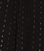 Tru Luxe Jeans Tru Luxe Patchwork Bateau Long Sleeve Tunic, Color:Black - Image 4