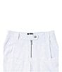 Color:White - Image 3 - Big Girls 7-16 Cargo Linen Pants