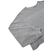 Color:Charcoal Grey Heather - Image 3 - Big Girls 7-16 Long Sleeve Drop Shoulder Pullover