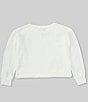 Color:Off-White - Image 2 - Big Girls 7-16 Long-Sleeve Studded Fuzzy Sweater