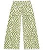 Color:Light Green - Image 2 - Big Girls 7-16 Printed Twill Pants