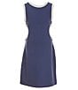 Truce Big Girls 7-16 Sleeveless Cutout-Detailed Knit Sheath Dress, Color:Navy - Image 1