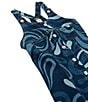 Truce Big Girls Sleeveless Racerback Printed Denim A-Line Dress, Color:Blue - Image 3