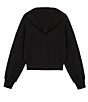 Color:Black - Image 2 - Girls 7-16 Lace and Rhinestone Hoodie