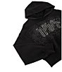Color:Black - Image 3 - Girls 7-16 Lace and Rhinestone Hoodie