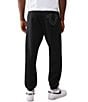 True Religion Appliqued Jogger Pants, Color:Jet Black - Image 2