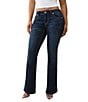 True Religion Becca Mid Rise Bootcut Jeans, Color:Dark Stone Fox - Image 1