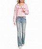 True Religion Becca Mid Rise Super T Flap Bootcut Jeans - Image 3