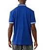 True Religion Buddha Face Graphic Short Sleeve Polo Shirt