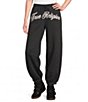 True Religion Crystal Mid Rise Girlfriend Coordinating Joggers - Image 1