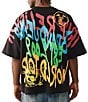 True Religion Graffiti Printed Short Sleeve Oversized T-Shirt - Image 2
