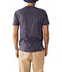 Color:Dress Blue - Image 2 - Graphic Mineral Short-Sleeve Tee