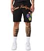 True Religion Orchard Stamp Patch Logo 8#double; Inseam Sweat Shorts - Image 3