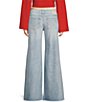 Color:Nominated Destroyed - Image 2 - Relaxed Low Rise Wide Leg Destruction Jeans
