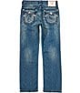 True Religion Ricky 32 Super-T Straight Leg Jeans, Color:Gotham Grind Dark Wash - Image 1
