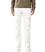 Color:Optic White - Image 1 - Ricky Flap Straight Jeans